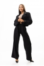 SET PANTALONI ȘI JACĂ ELEGANT BLACK
