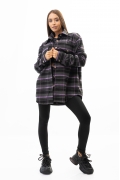 TOP SHIRT PLAID PURPLE