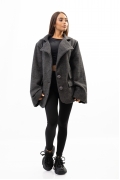 LONG JACKET DARK GREY