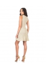 Beige bouclé dress Dress Cute
