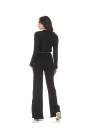 Set sportiv negru cu colanți și top scurt Daily black