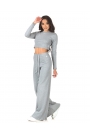 Set sportiv gri cu colanți și top scurt Daily - gray Set sportiv gri cu colanți și top scurt Daily - gray