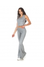Спортен екип сив с долнище и къс топ Everyday gray 2
