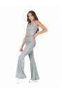 Спортен екип сив с долнище и къс топ Everyday gray 2