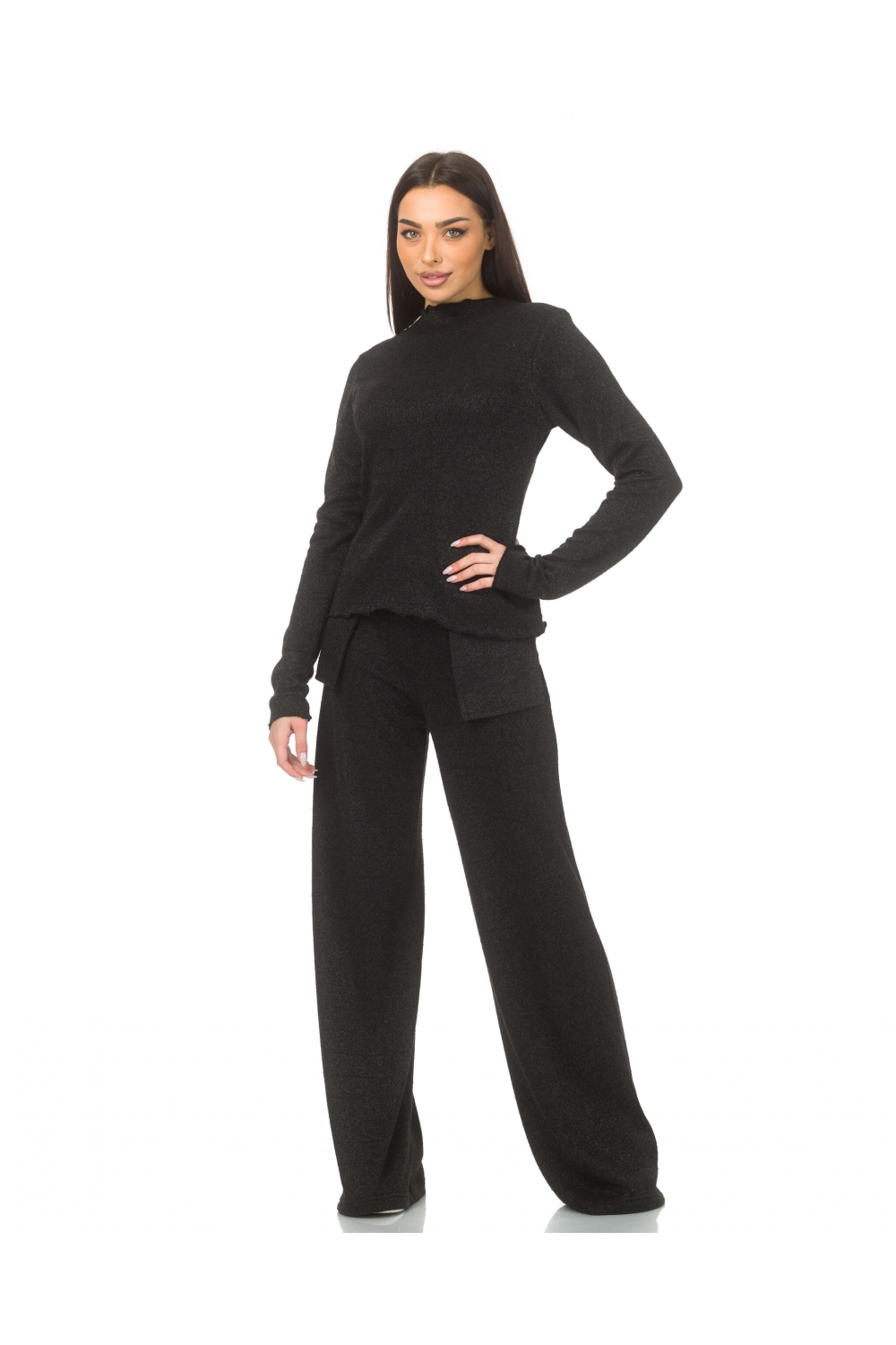 Knitted sports outfit Silvery